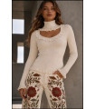 LOVE KNIT SWEATER BEIGE BY FETICHE SUANCES