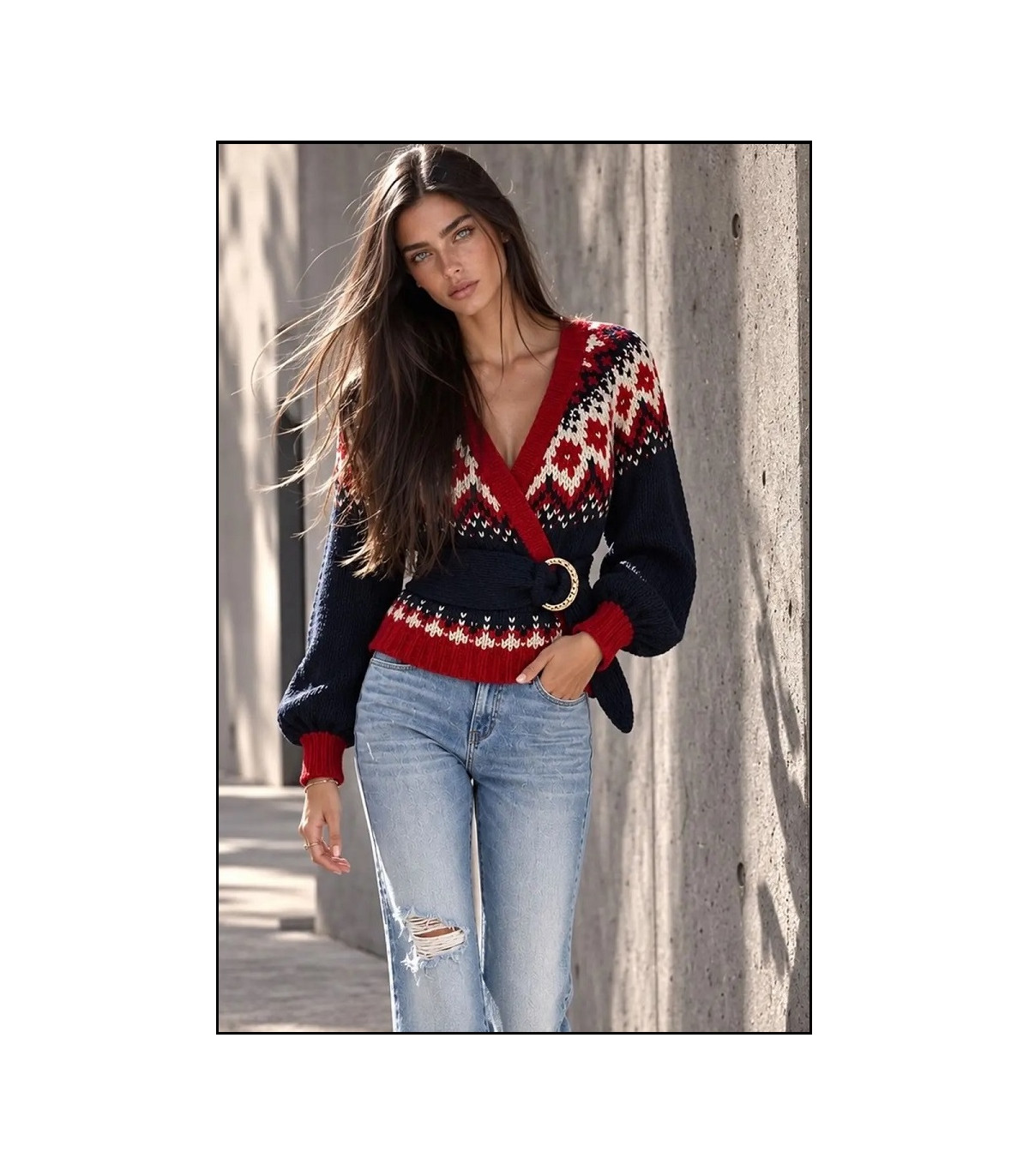 CHAQUETA ALPINE WRAP CARDIGAN BY FETICHE SUANCES