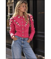 CHAQUETA ROSALIA FLOWER KNIT BY FETICHE SUANCES