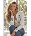 CAMISETA BLUE BLOSSOM TOP BY FETICHE SUANCES