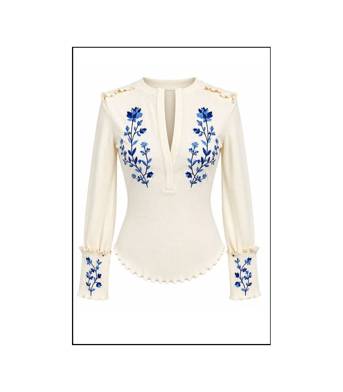 CAMISETA BLUE BLOSSOM TOP BY FETICHE SUANCES