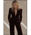 BLAZER CHOCOLATE VELVET BY FETICHE SUANCES
