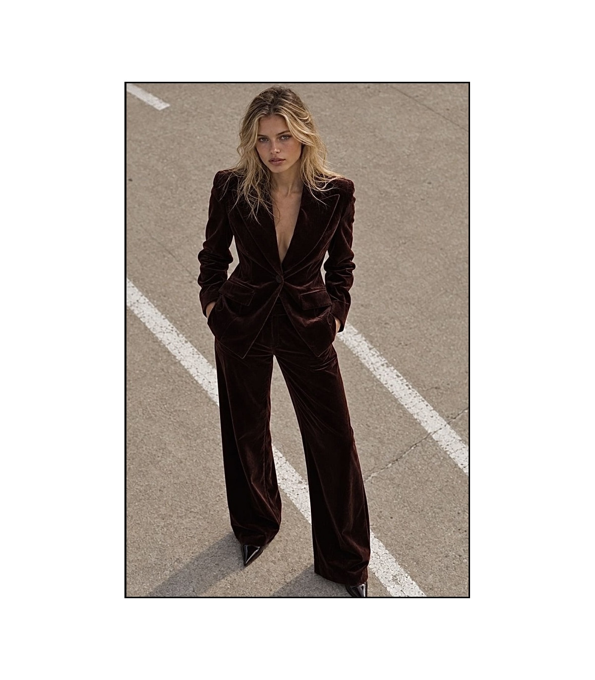 BLAZER CHOCOLATE VELVET BY FETICHE SUANCES