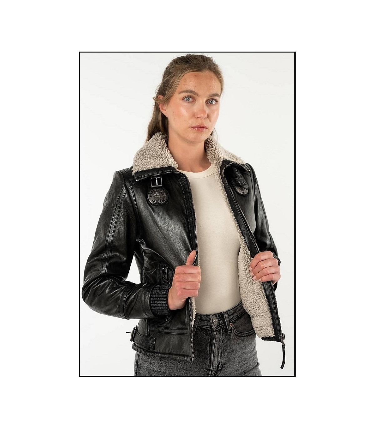 CAZADORA PIEL AVIADOR GIPSY