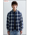 CAMISA DE CUADROS ÍNDIGO REPLAY