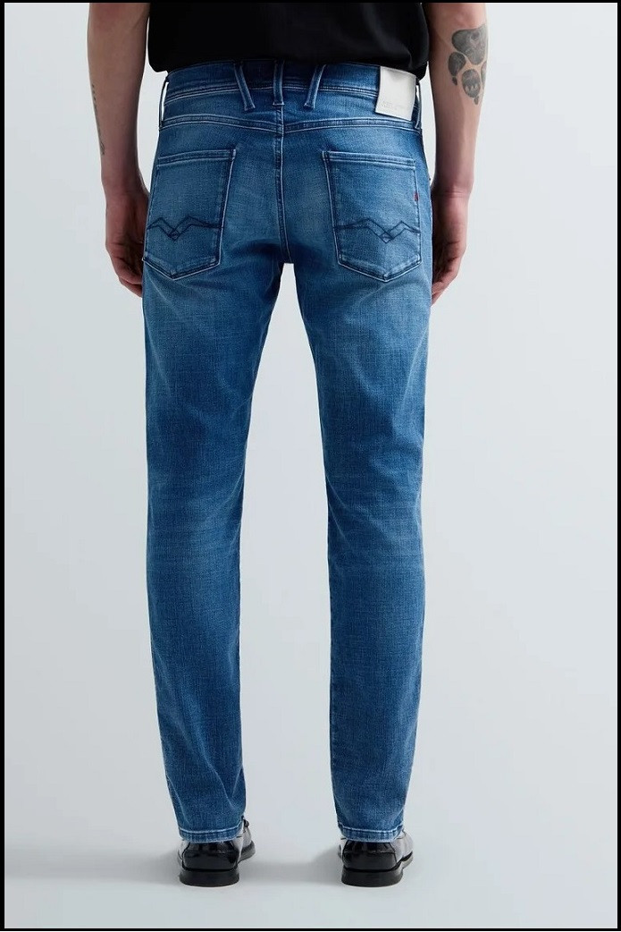 VAQUEROS SLIM FIT ANBASS MEDIUM BLUE REPLAY