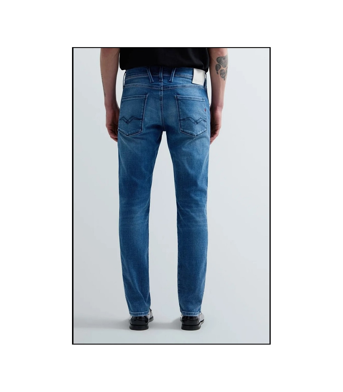 VAQUEROS SLIM FIT ANBASS MEDIUM BLUE REPLAY