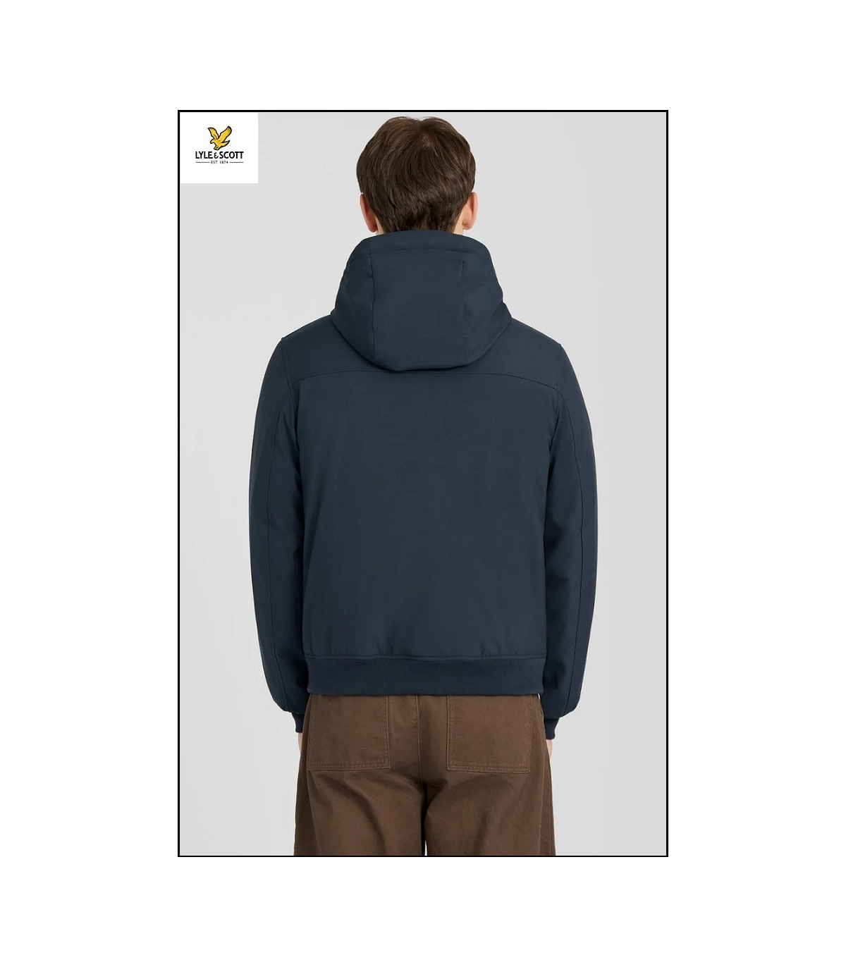 CHAQUETA SOFTSHELL ACOLCHADA AZUL MARINO LYLE & SCOTT