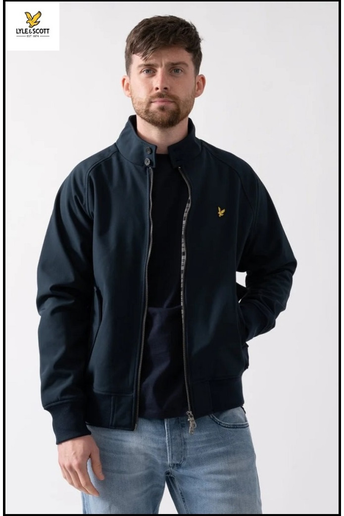 CHAQUETA SOFTSHELL HARRINGTON AZUL MARINO LYLE & SCOTT