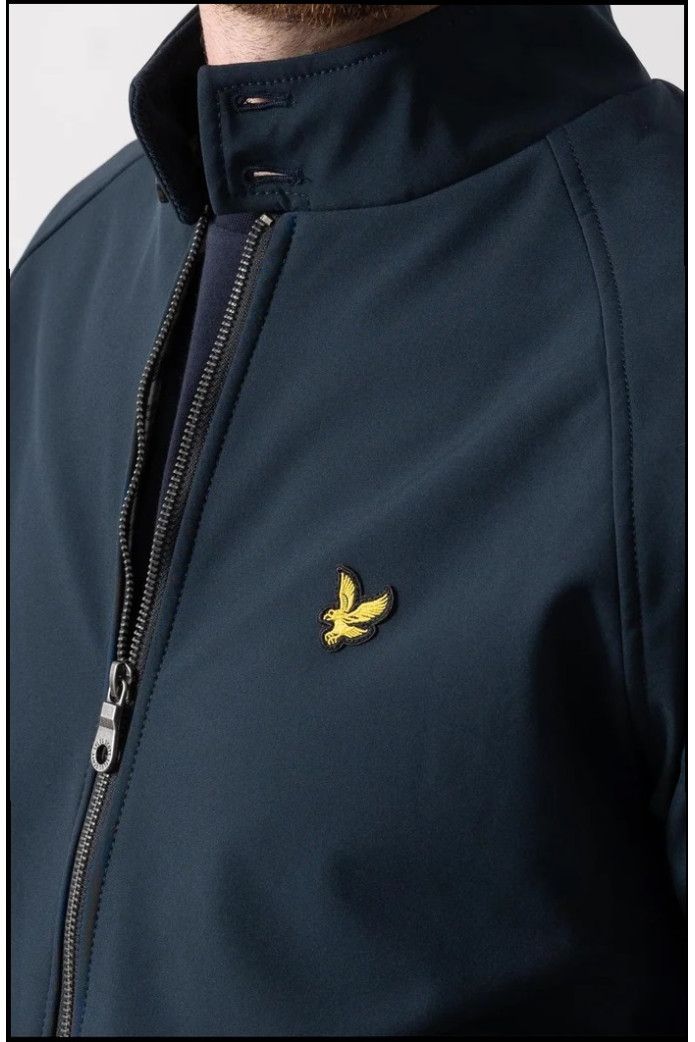 CHAQUETA SOFTSHELL HARRINGTON AZUL MARINO LYLE & SCOTT