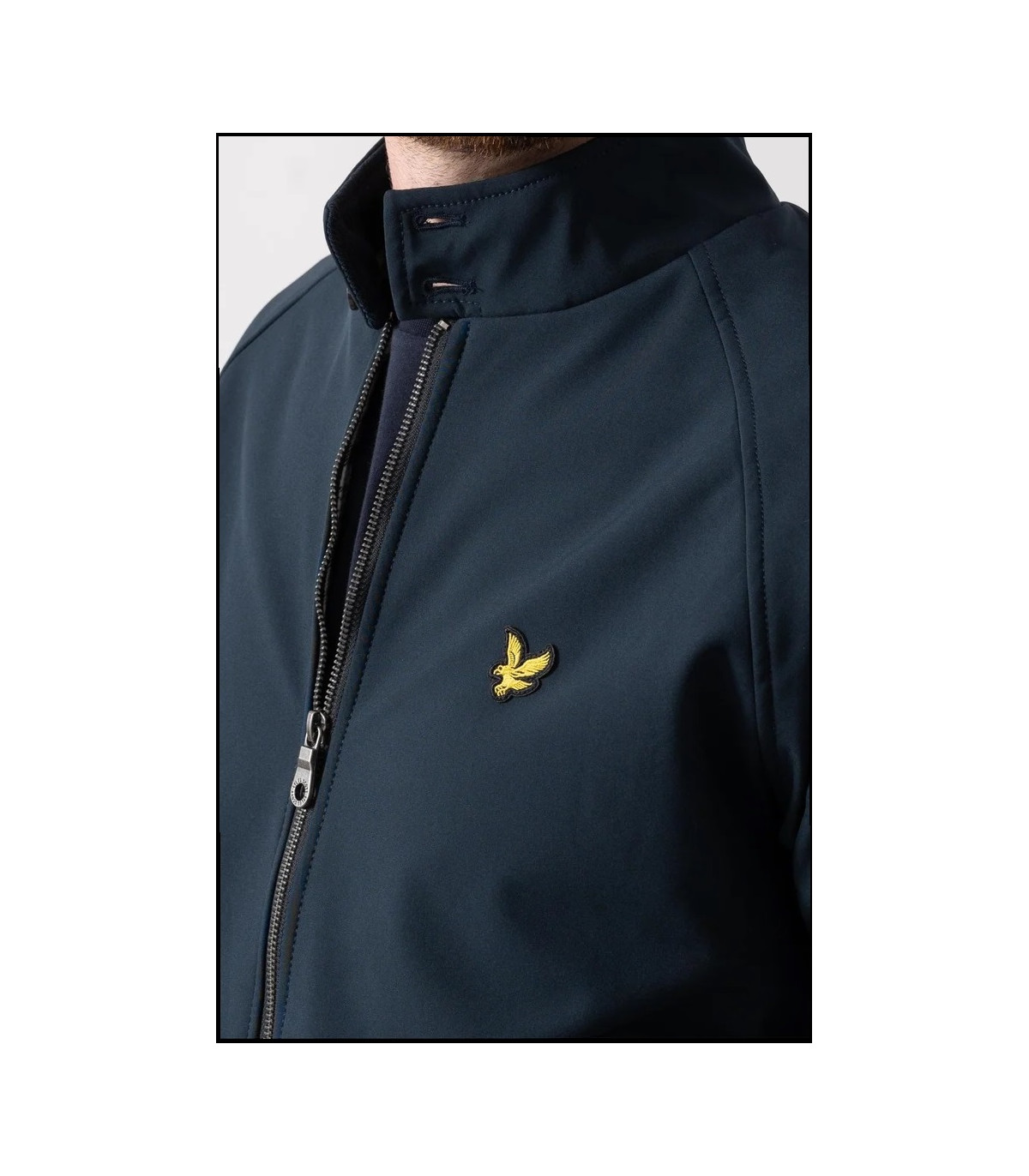 CHAQUETA SOFTSHELL HARRINGTON AZUL MARINO LYLE & SCOTT