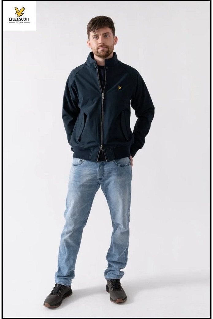 CHAQUETA SOFTSHELL HARRINGTON AZUL MARINO LYLE & SCOTT