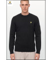 JERSEY NEGRO RIB INSERT LYLE & SCOTT