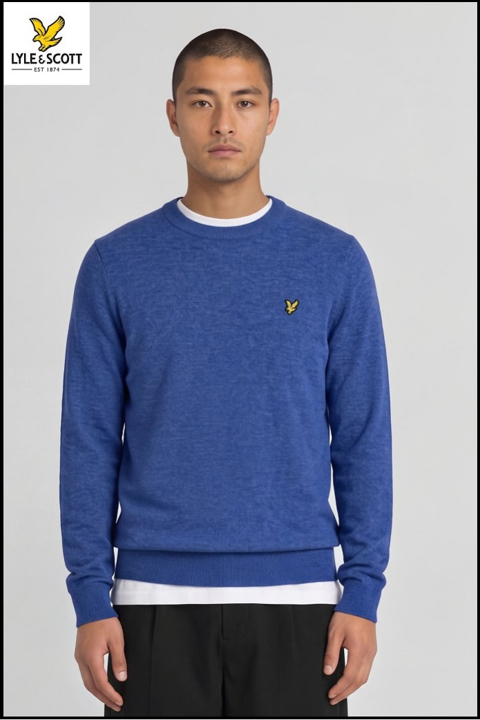 JERSEY FRENCH NAVY LYLE & SCOTT