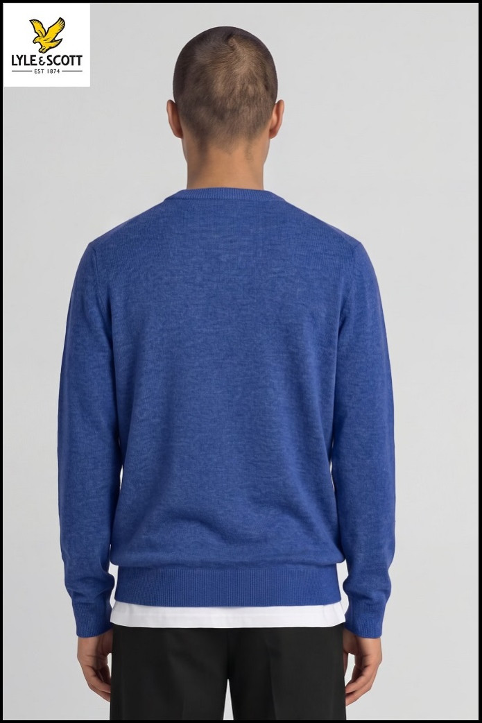 JERSEY FRENCH NAVY LYLE & SCOTT