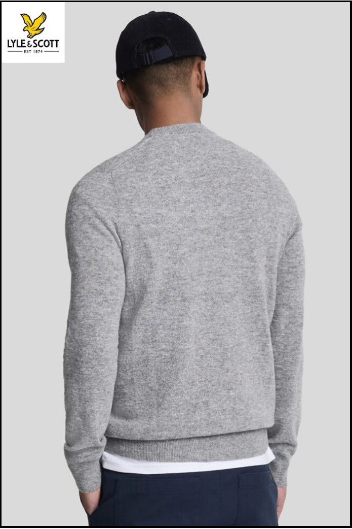JERSEY MID GREY MARL LYLE & SCOTT