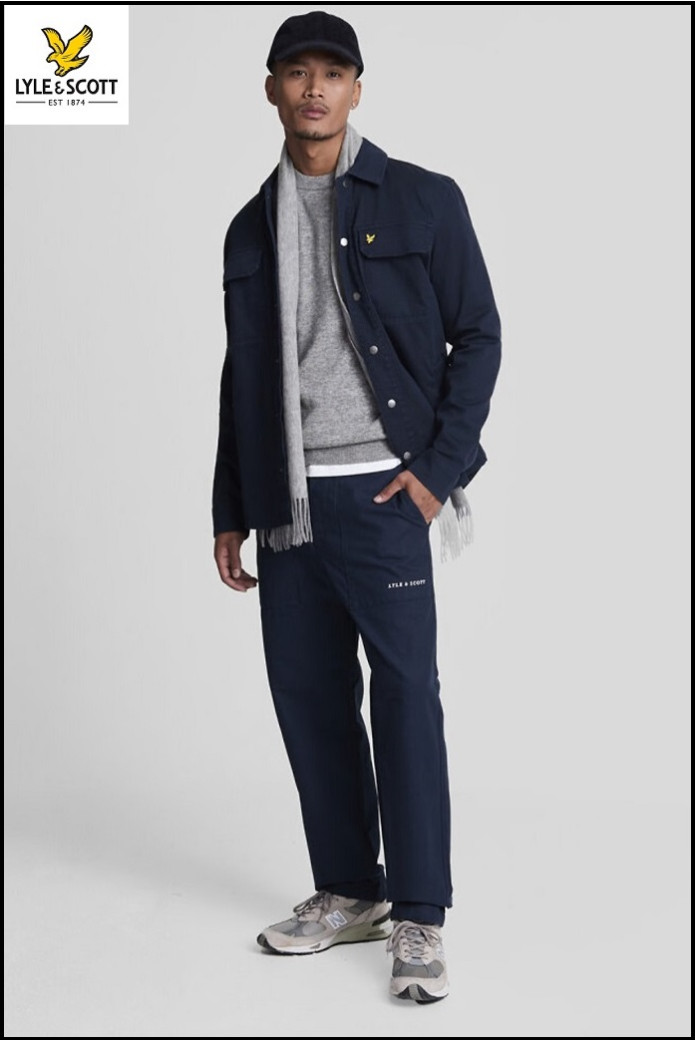 JERSEY MID GREY MARL LYLE & SCOTT