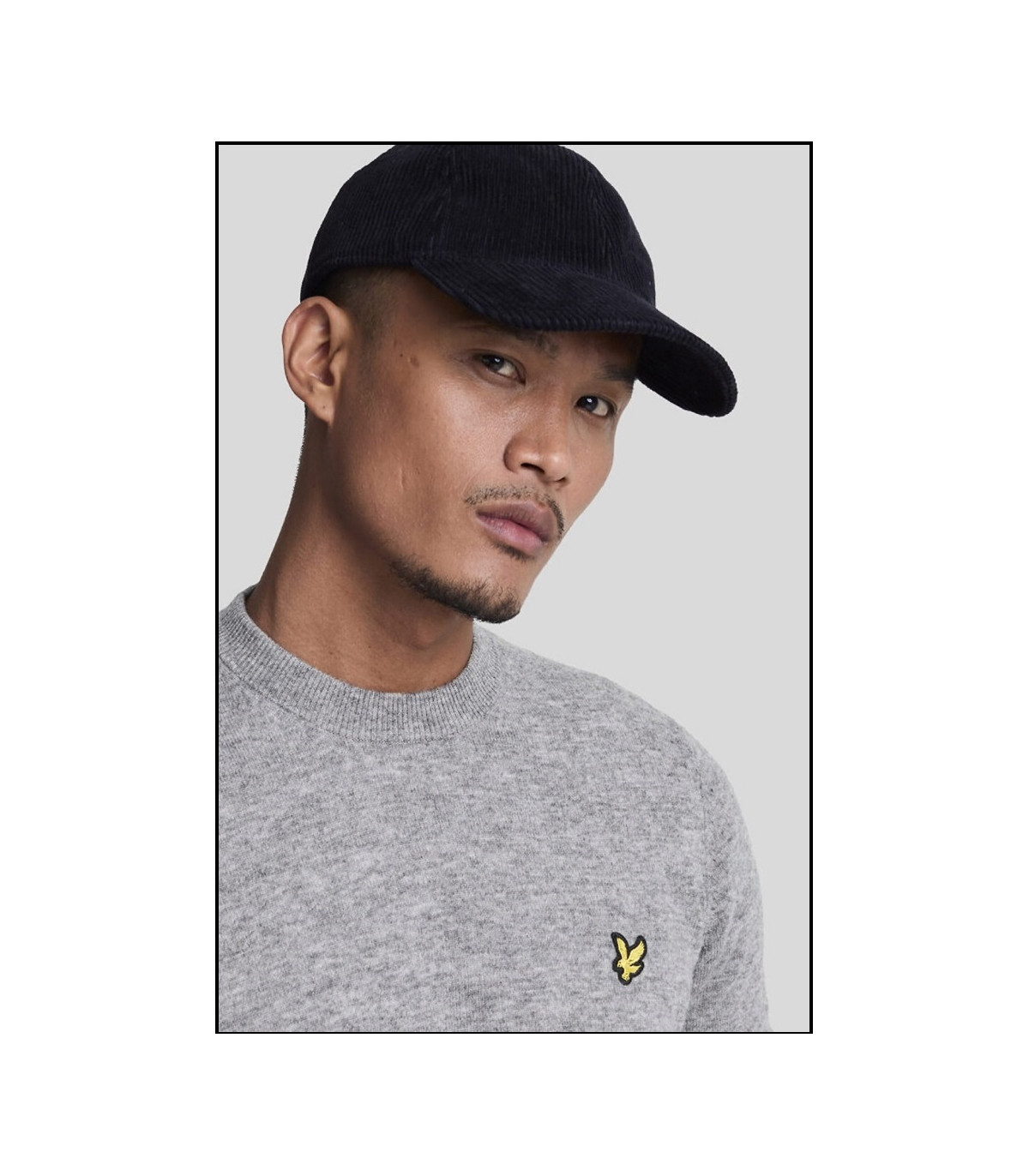 JERSEY MID GREY MARL LYLE & SCOTT