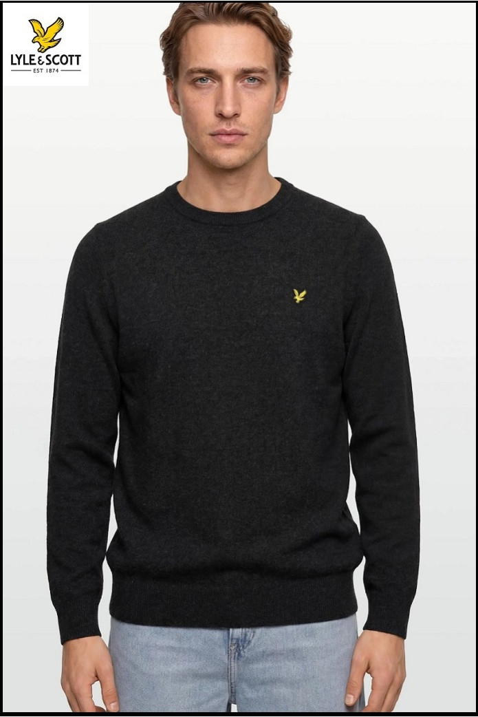 JERSEY JET BLACK MARL LYLE & SCOTT