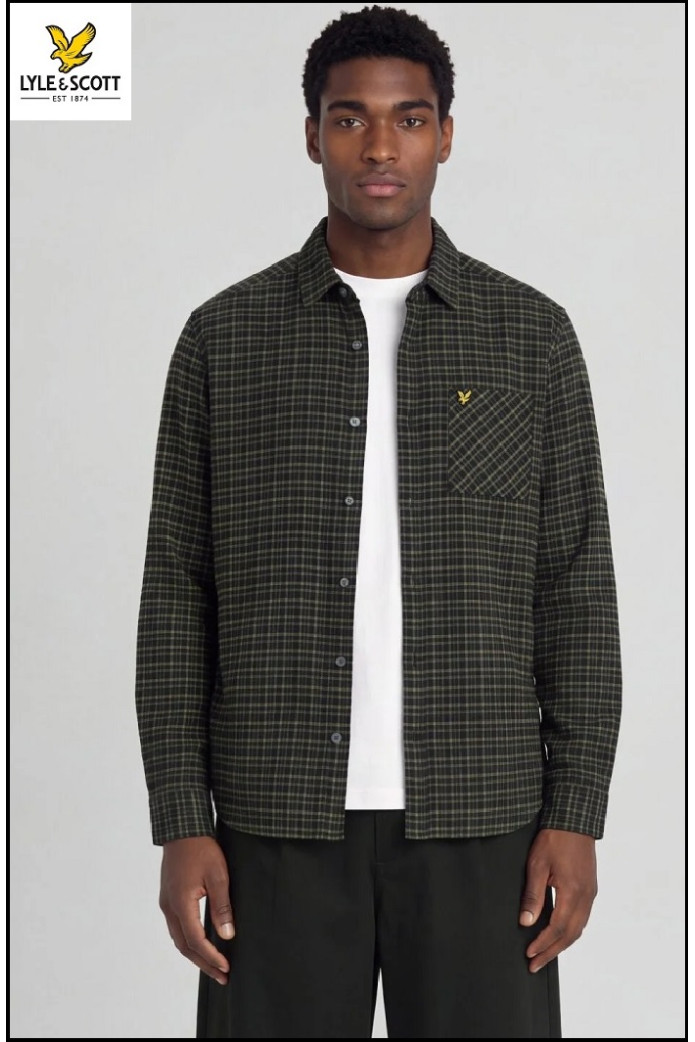 CAMISA FRANELA CUADROS TARTAN LYLE &SCOTT