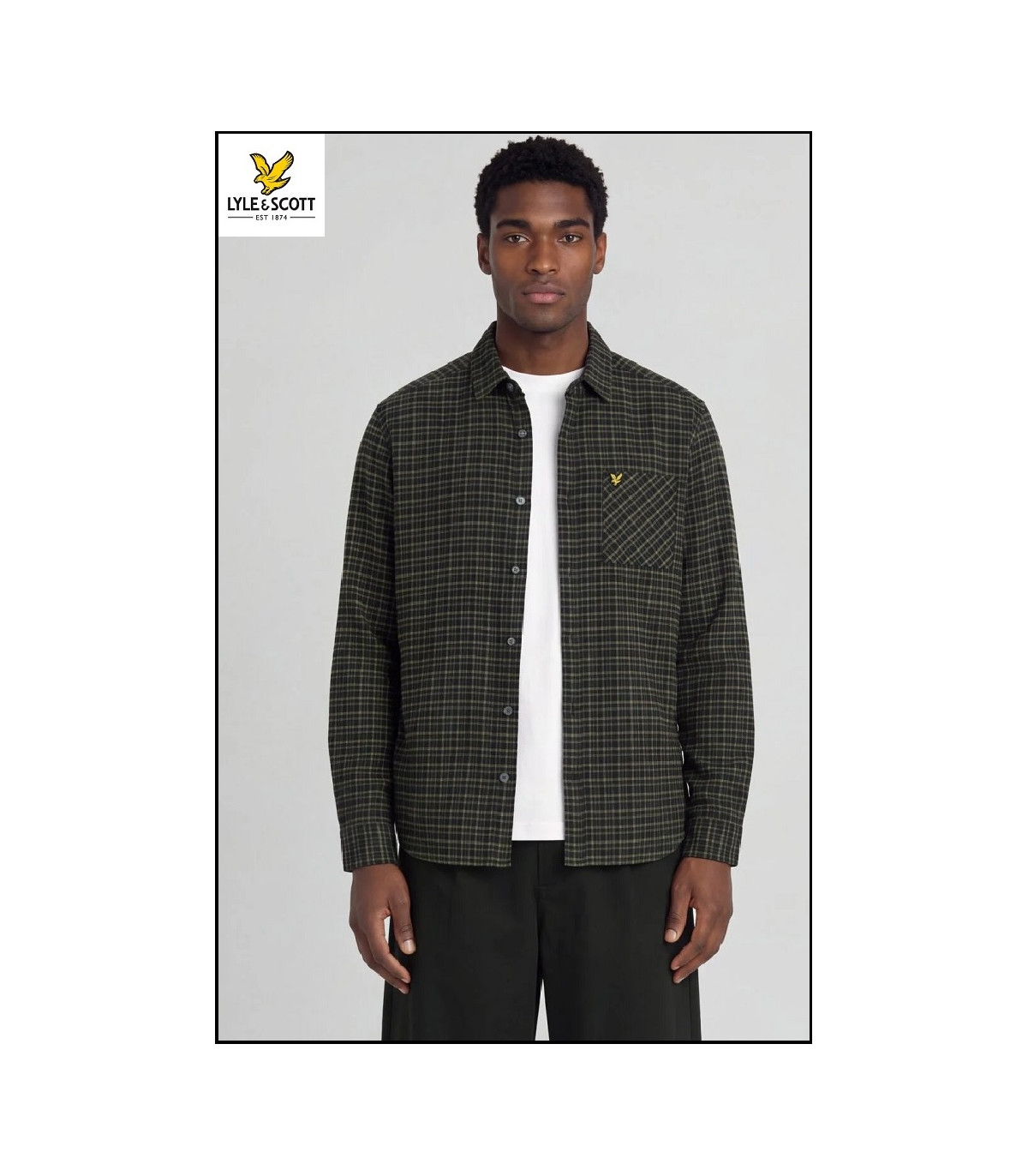 CAMISA FRANELA CUADROS TARTAN LYLE &SCOTT