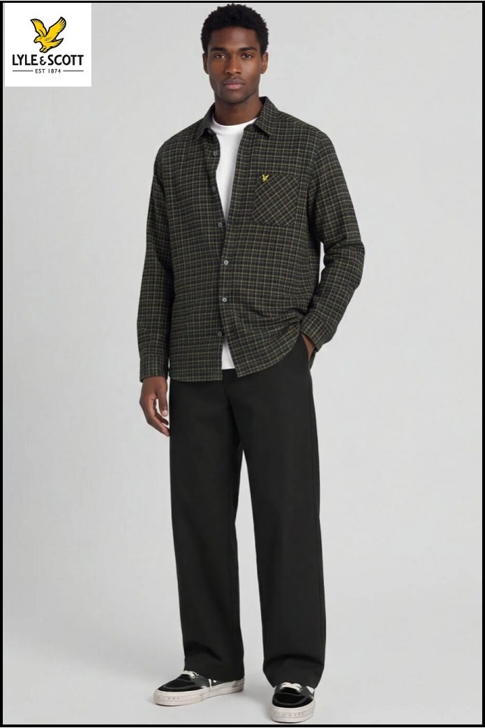 CAMISA FRANELA CUADROS TARTAN LYLE &SCOTT