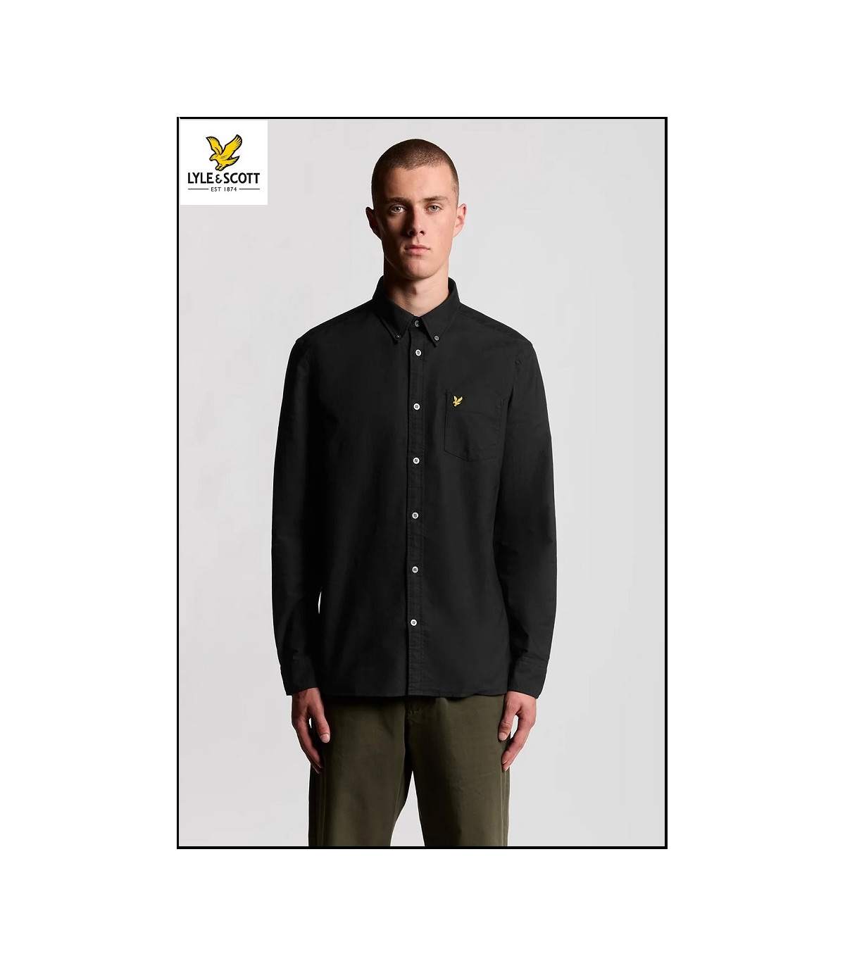 CAMISA NEGRA LYLE & SCOTT