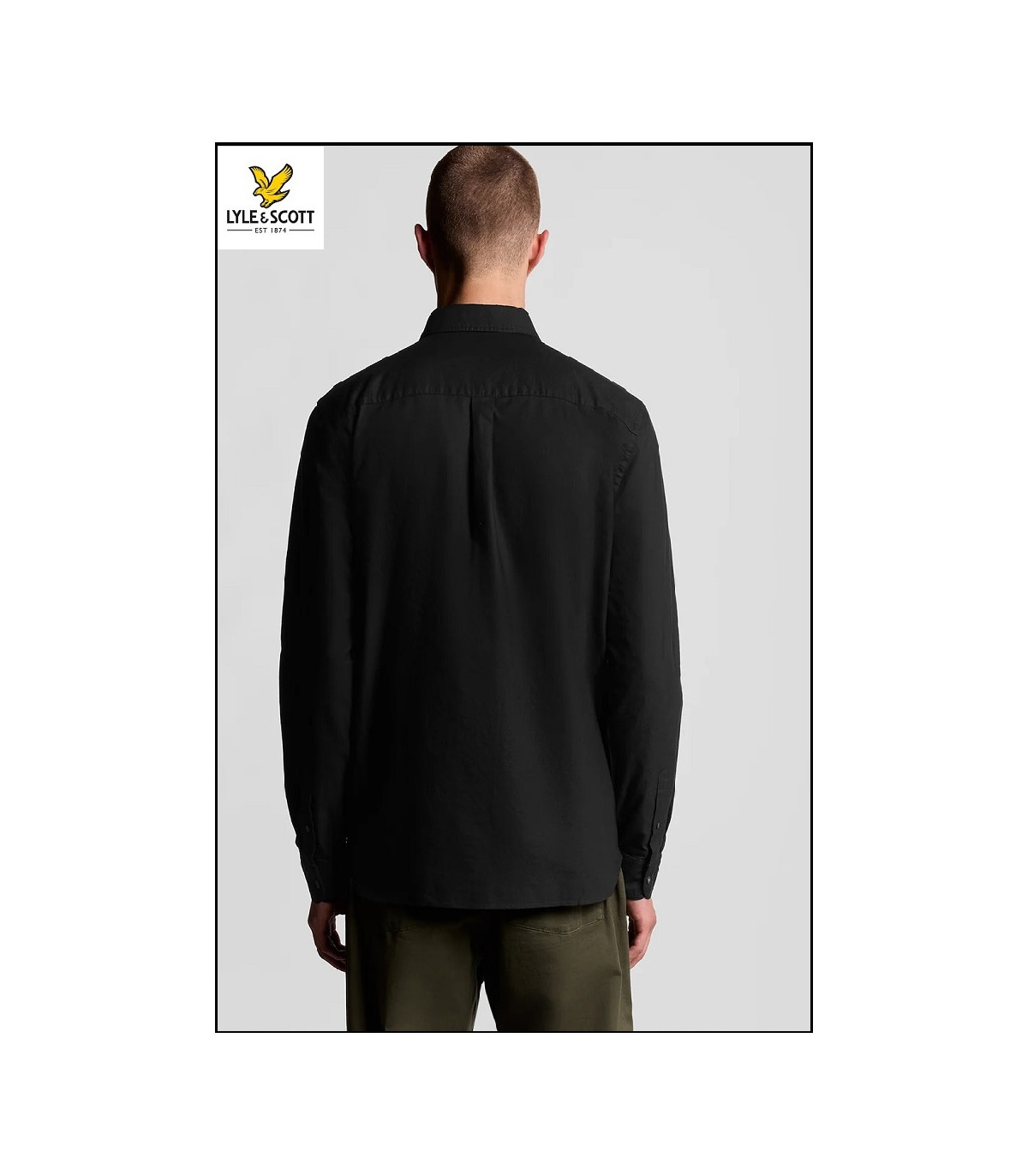 CAMISA NEGRA LYLE & SCOTT