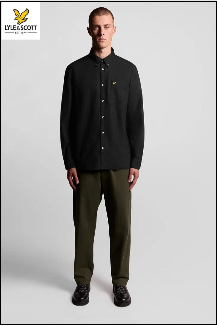 CAMISA NEGRA LYLE & SCOTT