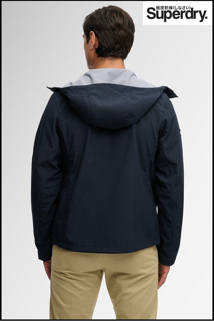 CHAQUETA AZUL TREKKER SOFTSHELL SUPERDRY