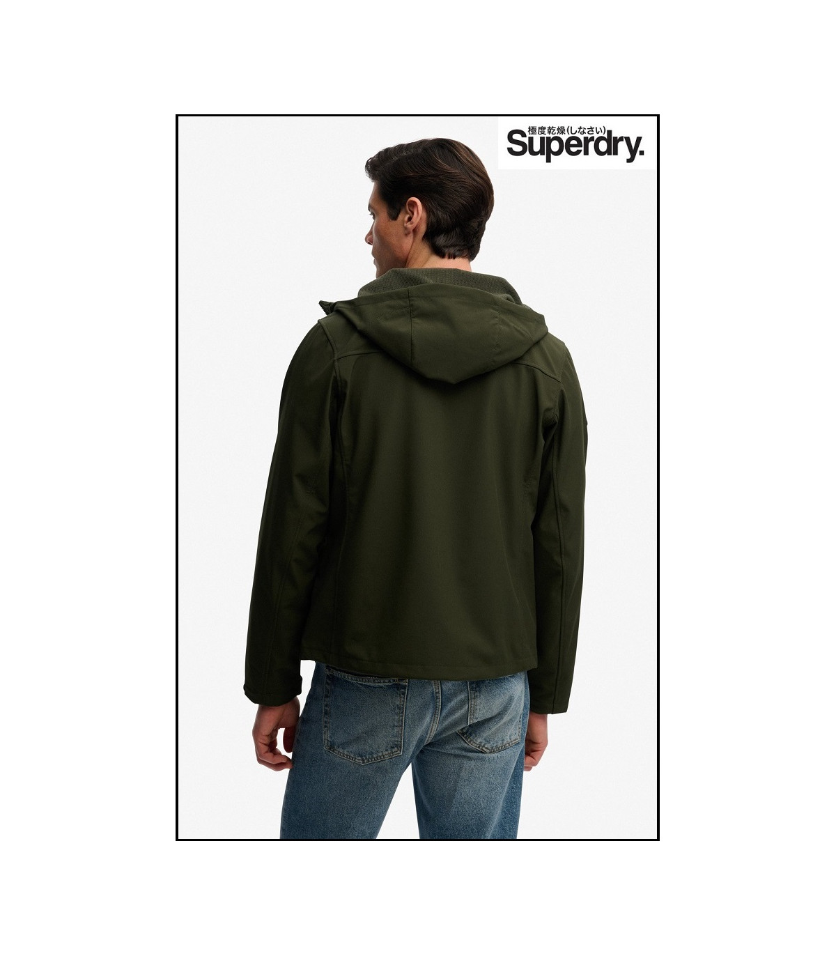 CHAQUETA VERDE TREKKER SOFTSHELL SUPERDRY
