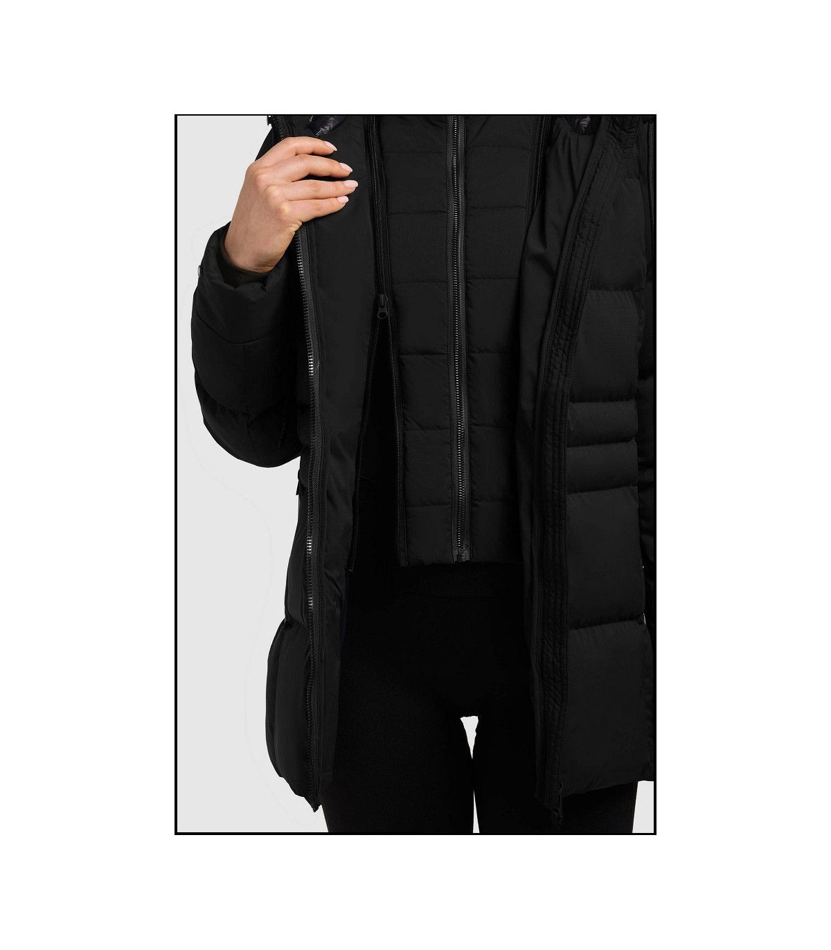 PARKA NEGRA KHUJO